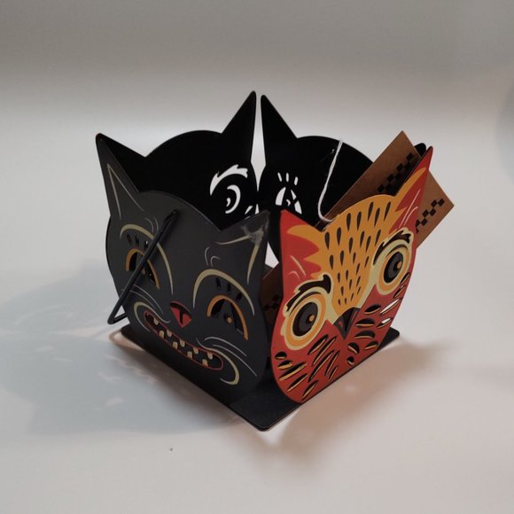 Johanna Parker Halloween Cats and Owls Lantern - Retired Primitives by Kathy - Picture 5 of 8